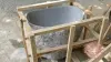 Product image 3 of the product “Basin from Riverstone, Natural surface, polished inside. Dia approx 81-85. Height 51-55 ”